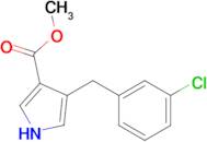 Methyl 4-(3-chlorobenzyl)-1H-pyrrole-3-carboxylate