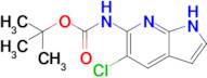 tert-butyl N-{5-chloro-1H-pyrrolo[2,3-b]pyridin-6-yl}carbamate