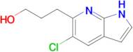 3-{5-chloro-1H-pyrrolo[2,3-b]pyridin-6-yl}propan-1-ol