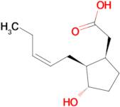 2-((1R,2S,3S)-3-hydroxy-2-((Z)-pent-2-en-1-yl)cyclopentyl)acetic acid
