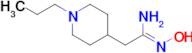 N'-hydroxy-2-(1-propylpiperidin-4-yl)ethanimidamide