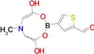 4-(4,8-dihydroxy-6-methyl-2,6-dihydro-1,3,6,2-dioxazaborocin-2-yl)thiophene-2-carbaldehyde