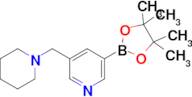 3-(Piperidin-1-ylmethyl)-5-(4,4,5,5-tetramethyl-1,3,2-dioxaborolan-2-yl)pyridine