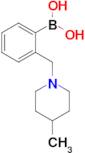 (2-((4-Methylpiperidin-1-yl)methyl)phenyl)boronic acid