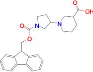 1-(1-(((9H-fluoren-9-yl)methoxy)carbonyl)pyrrolidin-3-yl)piperidine-3-carboxylic acid