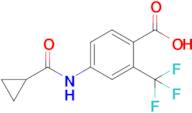 4-(Cyclopropanecarboxamido)-2-(trifluoromethyl)benzoic acid