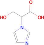 3-Hydroxy-2-(1H-imidazol-1-yl)propanoic acid