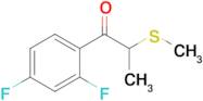 1-(2,4-Difluorophenyl)-2-(methylthio)propan-1-one