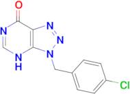 3-[(4-chlorophenyl)methyl]-3H,4H,7H-[1,2,3]triazolo[4,5-d]pyrimidin-7-one