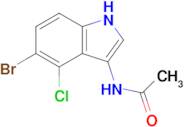 N-(5-bromo-4-chloro-1H-indol-3-yl)acetamide