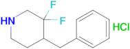 4-Benzyl-3,3-difluoropiperidine hydrochloride