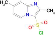 2,7-Dimethylimidazo[1,2-a]pyridine-3-sulfonyl chloride