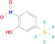 2-Nitro-5-(pentafluoro-lambda6-sulfanyl)phenol