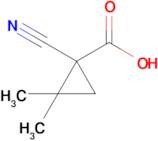 1-Cyano-2,2-dimethylcyclopropane-1-carboxylic acid
