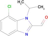 7-Chloro-1-isopropyl-1H-benzo[d]imidazole-2-carbaldehyde
