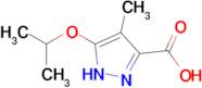 4-methyl-5-(propan-2-yloxy)-1H-pyrazole-3-carboxylic acid