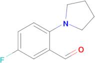 5-Fluoro-2-(pyrrolidin-1-yl)benzaldehyde