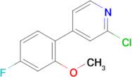 2-Chloro-4-(4-fluoro-2-methoxyphenyl)pyridine