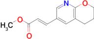 Methyl (E)-3-(3,4-dihydro-2H-pyrano[2,3-b]pyridin-6-yl)acrylate