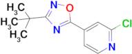 3-(Tert-butyl)-5-(2-chloropyridin-4-yl)-1,2,4-oxadiazole