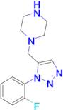 1-((1-(2-Fluorophenyl)-1H-1,2,3-triazol-5-yl)methyl)piperazine