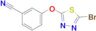 3-((5-Bromo-1,3,4-thiadiazol-2-yl)oxy)benzonitrile