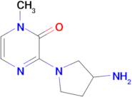 3-(3-Aminopyrrolidin-1-yl)-1-methylpyrazin-2(1H)-one