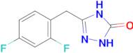 5-(2,4-Difluorobenzyl)-2,4-dihydro-3H-1,2,4-triazol-3-one