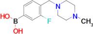(3-Fluoro-4-((4-methylpiperazin-1-yl)methyl)phenyl)boronic acid