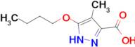 5-butoxy-4-methyl-1H-pyrazole-3-carboxylic acid