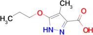 4-methyl-5-propoxy-1H-pyrazole-3-carboxylic acid