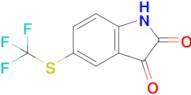 5-((Trifluoromethyl)thio)indoline-2,3-dione