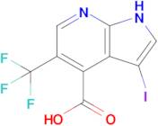 3-Iodo-5-(trifluoromethyl)-1H-pyrrolo[2,3-b]pyridine-4-carboxylic acid