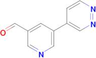 5-(Pyridazin-4-yl)nicotinaldehyde