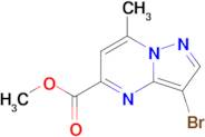 Methyl 3-bromo-7-methylpyrazolo[1,5-a]pyrimidine-5-carboxylate