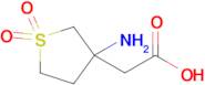 2-(3-Amino-1,1-dioxidotetrahydrothiophen-3-yl)acetic acid