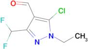 5-Chloro-3-(difluoromethyl)-1-ethyl-1H-pyrazole-4-carbaldehyde