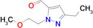 3-Ethyl-1-(2-methoxyethyl)-1H-pyrazole-5-carbaldehyde