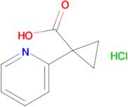 1-(Pyridin-2-yl)cyclopropane-1-carboxylic acid hydrochloride