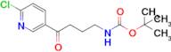 Tert-butyl (4-(6-chloropyridin-3-yl)-4-oxobutyl)carbamate