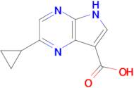 2-Cyclopropyl-5H-pyrrolo[2,3-b]pyrazine-7-carboxylic acid