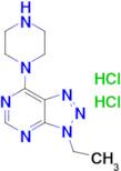 3-Ethyl-7-(piperazin-1-yl)-3H-[1,2,3]triazolo[4,5-d]pyrimidine dihydrochloride