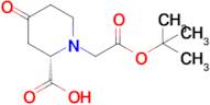 (S)-1-(2-(tert-butoxy)-2-oxoethyl)-4-oxopiperidine-2-carboxylic acid