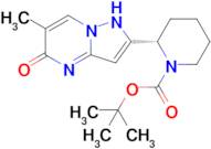 tert-butyl (2S)-2-{6-methyl-5-oxo-1H,5H-pyrazolo[1,5-a]pyrimidin-2-yl}piperidine-1-carboxylate