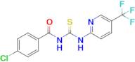 4-Chloro-N-((5-(trifluoromethyl)pyridin-2-yl)carbamothioyl)benzamide