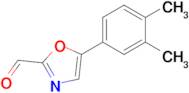 5-(3,4-Dimethylphenyl)oxazole-2-carbaldehyde