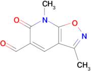 3,7-Dimethyl-6-oxo-6,7-dihydroisoxazolo[5,4-b]pyridine-5-carbaldehyde