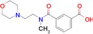 3-(Methyl(2-morpholinoethyl)carbamoyl)benzoic acid