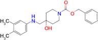 Benzyl 4-(((3,4-dimethylphenyl)amino)methyl)-4-hydroxypiperidine-1-carboxylate