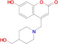 7-Hydroxy-4-((4-(hydroxymethyl)piperidin-1-yl)methyl)-2H-chromen-2-one